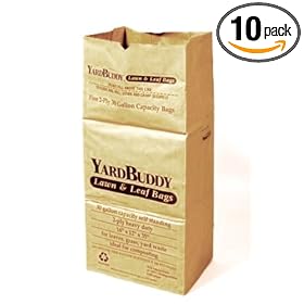 Wildwood YardBuddy Biodegradable/Compostable Lawn & Leaf Bags - 10-Pack #16000