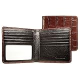 Jack Georges Croco Collection Hipster Mens Wallet