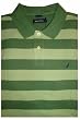 Men's Nautica Polo Shirt Short Sleeved Green Striped Many Sizes Available
