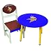 NFL Minnesota Vikings Childrens Wooden Team Table
