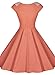 Miusol Women's Vintage 1940's Sleeveless Retro Style Rockabilly Evening Dress