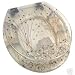 EuroShowers Sea Grass - Clear Toilet Seat 81504