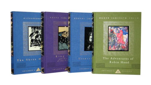 Adventures: The Three Musketeers; King Arthur and His Knights of the Round Table; The Adventures of Robin Hood; Treasure Island
