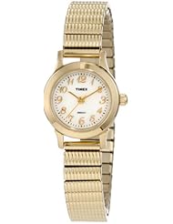 Timex Womens T2H691 Classic Gold-Tone Expansion Stainless Steel Bracelet Watch