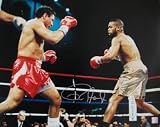 ROY JONES JR SIGNED 16X20 PHOTO - VS VINNY PAZ