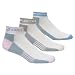 ASICS Women's Tactel Microfiber Low Quarter Running Sock (3-Pack) (Assorted,Medium)