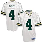 Brett Favre Jersey: Reebok White Replica #4 Green Bay Packers Jersey