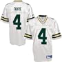 Brett Favre Jersey: Reebok White Replica #4 Green Bay Packers Jersey