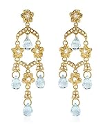 Bellavita Pendientes  plata de ley 925 milésimas bañada en oro