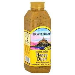 World Harbors Honey Dijon Sauce,16-Ounce Bottles (Pack of 6)