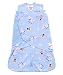 Halo Innovations Sleepsack Swaddle Micro Fleece, Blue Dog, Newborn