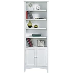Hawthorne Single Bookcase W/cabinet, SINGLE STANDARD, WHITE by Home Decorators Collection