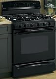 GE PGB918DEMBB 30 Gas Range DBLOVN CONV F/S S/C Black