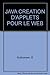 JAVA CREATION D'APPLETS POUR LE WEB