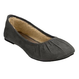 Glaze by Adi Plush Lined Microsuede Ballet Flats