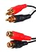 3m TWIN PHONO RCA Extension Cable - Premium Quality / 24k Gold / Male to Female / Left & Right Audio / Stereo / 2RCA / 2xRCA  from World of Data
