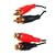 10m TWIN PHONO RCA Extension Cable - Premium Quality / 24k Gold / Male to Female / Left & Right Audio / Stereo / 2RCA / 2xRCA