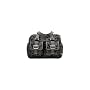 OiOi Black Floral Diaper Carry All