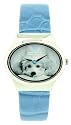 Keith Kimberlin Ladies Blue Strap Watch With Image Of A Dog On The Dial