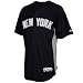 MLB New York Yankees Short Sleeve Authentic Button Front Road Cool Base Batting Practice Jersey Men'