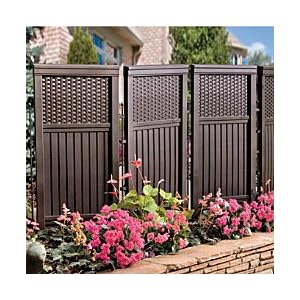 Woven Resin Privacy Screen - Improvements