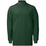 Nike Miami Hurricanes Green Mock Neck Long Sleeve Shirt