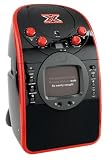 The X Factor LS-51 CDG Karaoke Machine with Black/White Monitor 412 x 250 x 255mm - Black/Red