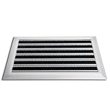 Produkt-Bild: Alu Fu&szlig;matte Power Mat Brush mit Nylonb&uuml;rsten - 3 Gr&ouml;&szlig;en - 62x90cm
