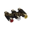 Female to Female 3 RCA Connector
