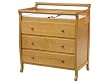 Emily 3 Drawer Changing Table in Honey Oak Finish By Da Vinci Baby Furniture