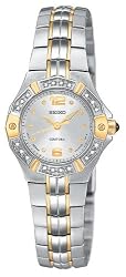Seiko Women's SXGN26 Coutura Diamond Two-Tone Watch