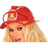 Roma Bikini Red Plastic Fireman Hat
