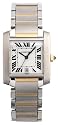 Cartier Men's Tank Francaise Automatic Stainless Steel and 18K Gold Watch #W51005Q4