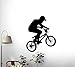 Wallmonkeys WM195807 Bmx-9 Peel and Stick Wall Decals (12 in H x 10 in W)
