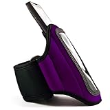 Quality PURPLE LG Optimus 2X and LG G2x Armband with Sweat Resistant lining for LG Optimus 2X and LG G2x Android Phone (T Mobile) + Live * Laugh * Love VanGoddy Wrist Band!!!