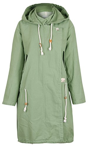 (イリリリー) ililily 女性 ルーズ フィット スタイリッシュ 長い トレンチ コート 長い 袖 袂 パーカ ジャケット