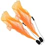 Spiral Poi - UV Orange