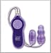 Passion Bullet And Multi-Probe Rubber Cote 7 Function Vibrating Bullet Massager - Purple