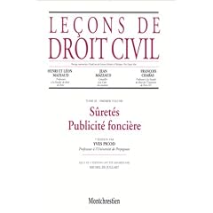 Le�ons de droit civil, tome 3, 1ere partie, 7e �dition. S�ret�s. Publicit� fonci�re