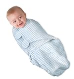 Summer Infant Swaddleme Flannel, Blue Gingham, Small