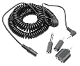 Maxell HP-20 Headphone Extension Cord with Adapters