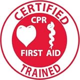 HARD HAT EMBLEMS-CERTIFIED CPR FIRST AID TRAINED