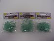 New (3) Pack Green Glow in the Dark Animal Shaped Rubber Bands Bracelets 12pack Mystical Rubbabandz