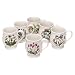 Portmeirion Botanic Garden Bristol Mug, Set of 6