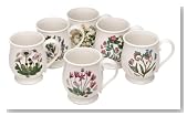 Portmeirion Botanic Garden Bristol Mug, Set of 6
