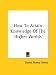 Book How To Attain Knowledge Of The Higher Worlds