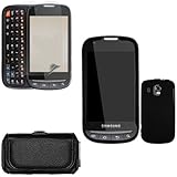 iFase Brand Samsung Transform Ultra M930 Combo Rubber Black Protective Case ....