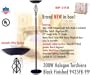 American Lighting 9435FB-99 300W Halogen Torchiere Black Finished