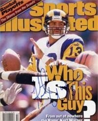 Kurt Warner Autographed/Hand Signed Sports Illustrated Magazine (St. Louis Rams)