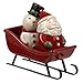 Santa & Snowman Salt and Pepper Shakers with Sled